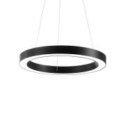 Ideal Lux LED-riippuvalaisin Oracle, Ø 60 cm, musta, 3000 K