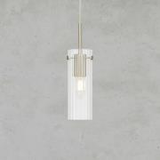 Riippuvalaisin Tibia, pistoke, kirkas/nikkelivärinen, Ø 7 cm