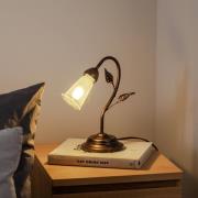 Pöytävalaisin Liliana, 1-lamppuinen, musta, punakulta, metalli