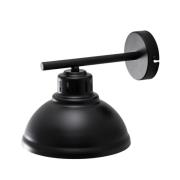 Seinälamppu Sven, musta-kulta, Ø 21 cm, teräs