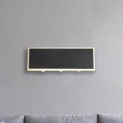 LED-seinävalaisin Saidy, leveys 25 cm, musta, metalli