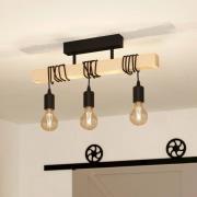 Townshend-kattovalaisin puuta, 3-lamppuinen, musta