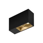 WEVER & DUCRÉ LED-alasvalo Plano 2.0 musta/beige himmennettävä