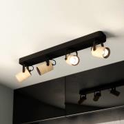 Cayuca-kattovalaisin, musta/puukoriste, neliliekkinen