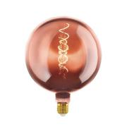 LED-Globe G200 E27 4W 1600 K filament, kupari