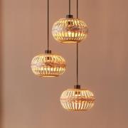 EGLO Amsfield 1 riippuvalaisin, kolmivaloinen, pyöreä