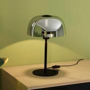 Pöytävalaisin Solo 2, musta läpinäkyvä/musta