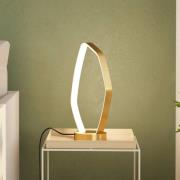 LED-pöytävalaisin Vallerosa messinkiä