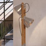 Cawton lattiavalaisin, korkeus 134,5 cm, teräs/ruskea, 2-valoinen terä...