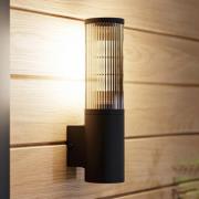 Salle ulkoseinävalaisin, korkeus 31 cm, musta, alumiinia