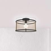 Kattovalaisin Dellow, Ø 45 cm, musta/messinkinvärinen, teräs