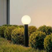 Lindby Dangan-pollarivalaisin, valkoinen, korkeus 60 cm, lasi, metalli