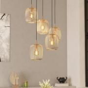 Riippuvalaisin Romazzina, hiekanvärinen, teräs, Ø 50 cm, 5-valo.