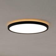EGLO connect LED-kattovalaisin Rovito-Z, musta, Ø 30 cm