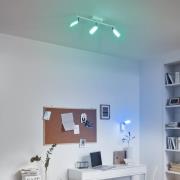 EGLO connect Palombare-C-LED-kattospotti 3-lamp.