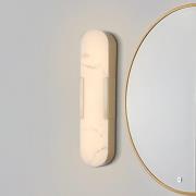 Kylpyhuoneen LED-seinälamppu Opaline, korkeus 50 cm, kullanvärinen