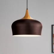 Obregon – kauniinmuotoinen ruskea riippuvalaisin