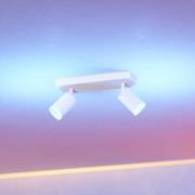 EGLO connect Smart-LED-Spot Melitello-Z, 2-lamppuinen, valkoinen