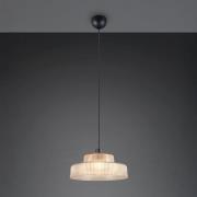 Abella-riippuvalaisin, keltainen, Ø 35 cm, lasi, E27