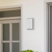 Ulkoseinävalaisin 059, ruostumaton teräs, opaali-lasi, 29 cm, IP44, E2...