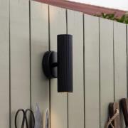 Globen Lighting seinävalaisin Hubble, musta, korkeus 21 cm IP44