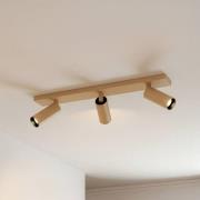 Arcchio kattospotti Brinja Slim, kahvi, 3-lamppuinen, GU10 MR11