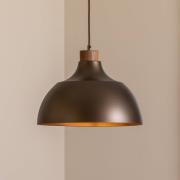 Envostar Kaitt-riippuvalaisin, ruskea, Ø 34 cm, puuosat