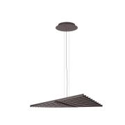 Vibia LED-riippuvalaisin RHYTHM, harmaanruskea, 87 x 63 cm 927 himmenn...