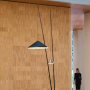 Vibia LED-lattiavalaisin NORTH, sininen, 2-lamppuinen, metalli, 927