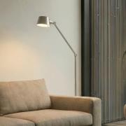 Lucande Silka-lattiavalaisin, 173 cm, nikkelisatiini, säädettävä