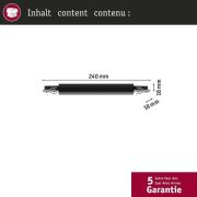 Paulmann URail kiskosovitin Zigbee himmennin/kytkin musta