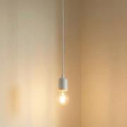 Lindby Hattie-riippuvalaisin, E27-pidin, valkoinen, Ø 4,7 cm