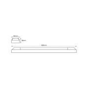 OSRAM LED-valolista POWER BATTEN, 4 000 K, 60 cm, 2-lamppuinen.