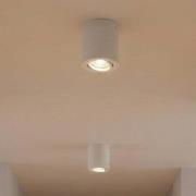 OSRAM kattokohdevalo ROUND, valkoinen, Ø 8 cm, metalli, GU10