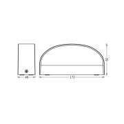 OSRAM LED-ulkoseinälamppu ENDURA STYLE ILAY, tummanharmaa, IP65