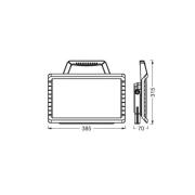 OSRAM LED-akkutyövalaisin VALUE BATTERY, 26 W musta IP54
