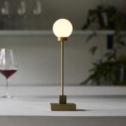 Northern LED-akku-pöytävalaisin Snowball messinkivärinen 2700 K