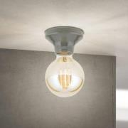 Kattovalaisin Frost, harmaa, keraaminen, E27