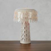 Verbera pöytävalaisin, greige, korkeus 38 cm, metalli