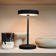 Dyberg Larsen LED-akkukäyttöinen pöytälamppu Starlight, musta, metalli