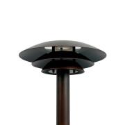 Dyberg Larsen pylväsvalaisin DL25, kuparinen, IP44, ruostumaton teräs