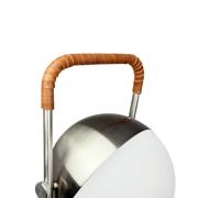 Dyberg Larsen LED-akkupöytävalaisin Mova, ruskea, IP44