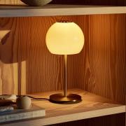 FRANDSEN pöytävalaisin Ball Glass, keltainen, lasi, 37 cm, E14