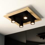EGLO Valcasotto 1 -LED-kattovalaisin 4 spotilla