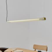 GEJST Radent-riippuvalo, messinkivärinen, pituus 138 cm, G13 LED