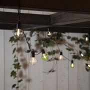 Fiesta-LED-valoketju, paristokäyttöinen, värikäs