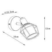 Nila kattokohdevalaisin, yksiliekkinen