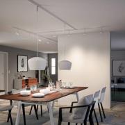 Paulmann URail-kisko, signaalivalkoinen, pituus 10 cm, alumiini