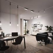 Paulmann URail-kisko, signaalivalkoinen, pituus 150 cm, alumiini