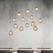 PURE LED-riippuvalaisin Popup, pronssi/keltainen, pituus 100 cm,